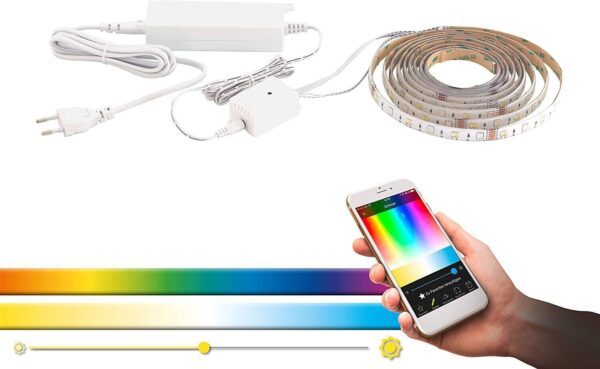 EGLO Connect-C LED Band 3m STRIPE-C, Smart Home RGB, Bluetooth Mesh