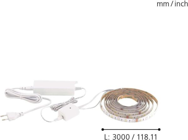 EGLO Connect-C LED Band 3m STRIPE-C, Smart Home RGB, Bluetooth Mesh - Image 2
