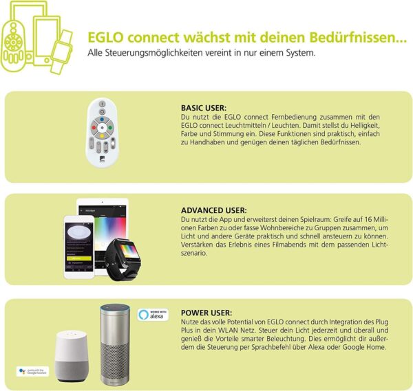 EGLO Connect-C LED Band 3m STRIPE-C, Smart Home RGB, Bluetooth Mesh - Image 10