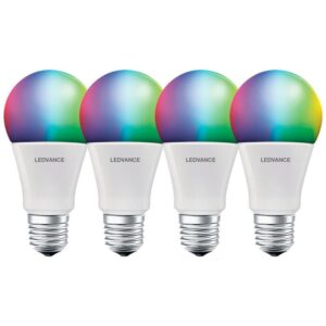 Smarte LED-Lampen RGBW E27 60W Bluetooth 4er Set von Ledvance