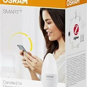 OSRAM Smart+ LED E14 ZigBee Lampe dimmbar warmweiß EEK F