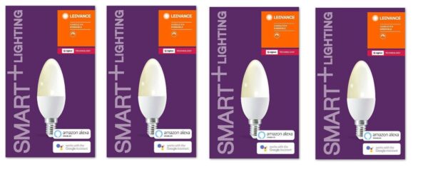 Ledvance Smart+ E14 ZigBee LED 4er Set warmweiß dimmbar EEK F