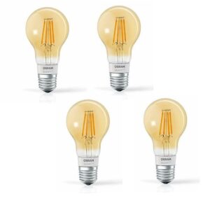 OSRAM SMART+ LED Filament Globe 5,5W E27 BT dimmbar 4er Set EEK F