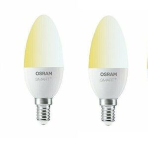 OSRAM Smart+ LED Kerze E14 ZigBee dimmbar, warmweiß, 4er Set