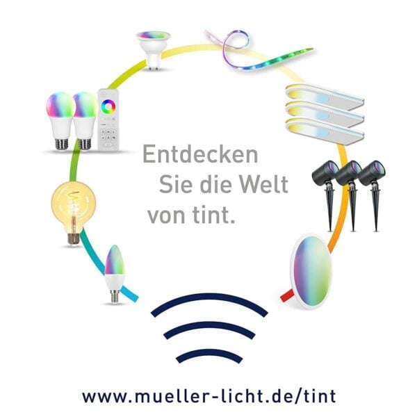 MüllerLicht TINT Zigbee Smart+ LED Kerze 5,8W E14 Tunable EEK F - Image 4
