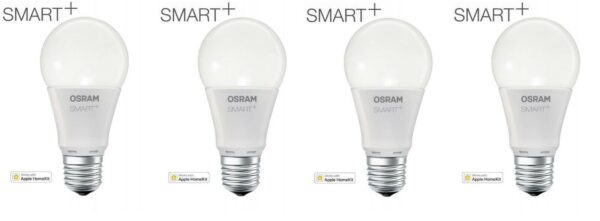 OSRAM SMART+ LED E27 dimmbar 4er Set für Google & Apple Bluetooth EEK F