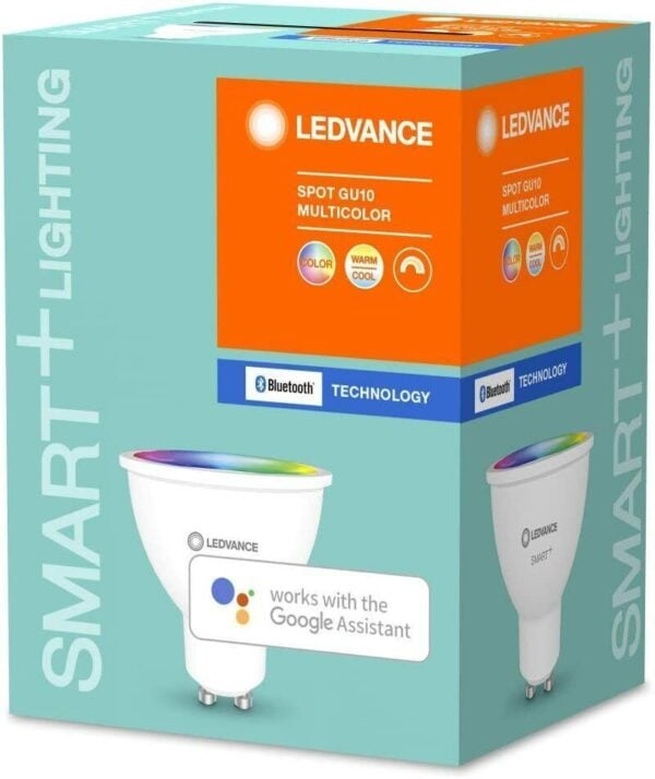 Ledvance Smart+ GU10 Multicolor LED Spots 4er Set Bluetooth EEK F - Image 2
