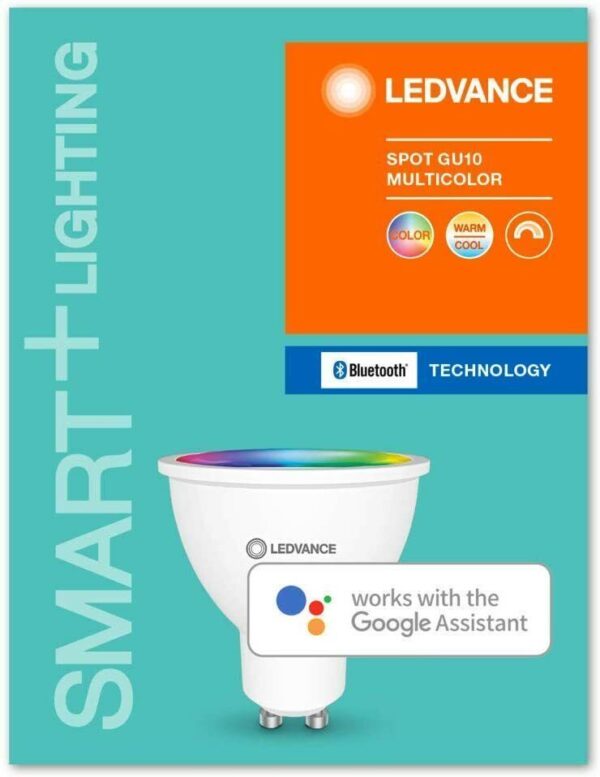 Ledvance Smart+ GU10 Multicolor LED Spots 4er Set Bluetooth EEK F - Image 7