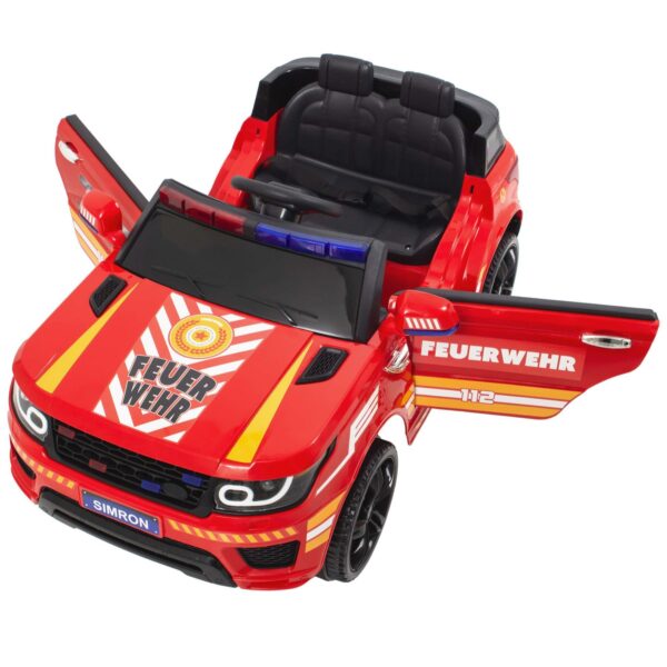 Feuerwehrauto für Kinder mit Funkgerät, Sirene und Martinshorn - Deutschland - Image 1
