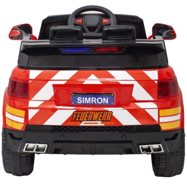Feuerwehrauto für Kinder mit Funkgerät, Sirene und Martinshorn - Deutschland - Image 2