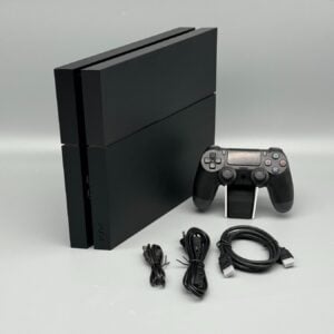 Sony Playstation 4 500 GB Mattschwarz Controller Refurbished Neuwertig