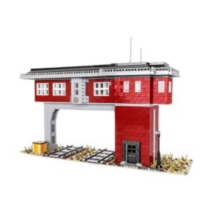 Eisenbahn Signal Station Bausatz Mould King 1809 Teile Modell 12009