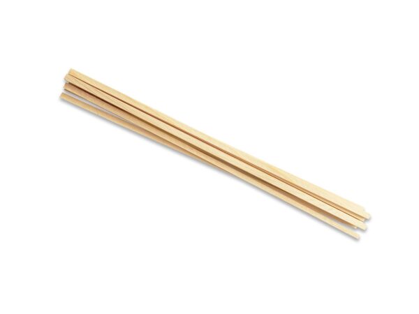1000 Holzstäbchen 350x4x4 mm für Zuckerwatte und Bonbons - Vierkant - Image 4