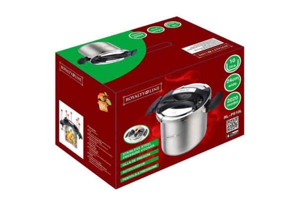 Schnellkochtopf Edelstahl für Induktion 4-10 L - Dampfkochtopf NEU - Image 4