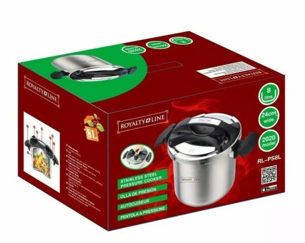 Schnellkochtopf Edelstahl für Induktion 4-10 L - Dampfkochtopf NEU - Image 7