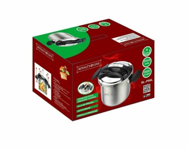 Schnellkochtopf Edelstahl für Induktion 4-10 L - Dampfkochtopf NEU - Image 8