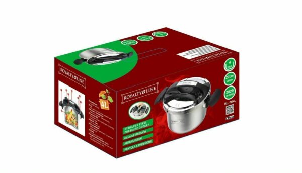 Schnellkochtopf Edelstahl für Induktion 4-10 L - Dampfkochtopf NEU - Image 9