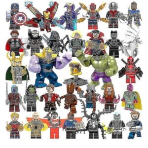 32 Superhelden-Comics-Minifiguren - DC-Minifiguren für Kinder, 32 Stück