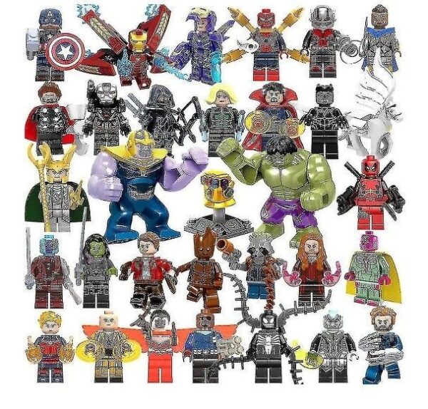 32 Superhelden-Comics-Minifiguren - DC-Minifiguren für Kinder, 32 Stück