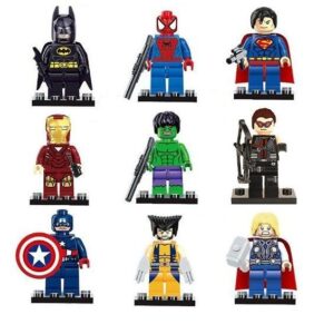 Marvel Avengers Minifiguren Set 9 Stück - Superhelden Geschenkidee