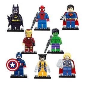 Marvel Avengers Minifiguren Set - 8 Stück Superhelden Comics Figuren