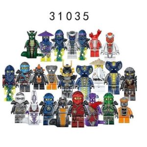 24 Ninjago-Minifiguren Set - Perfektes Kindergeschenk für Fans