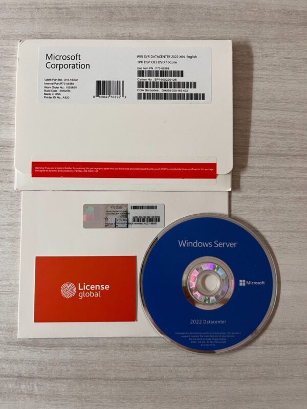 Windows Server 2022 Datacenter Box - 16 Core Lizenz kaufen