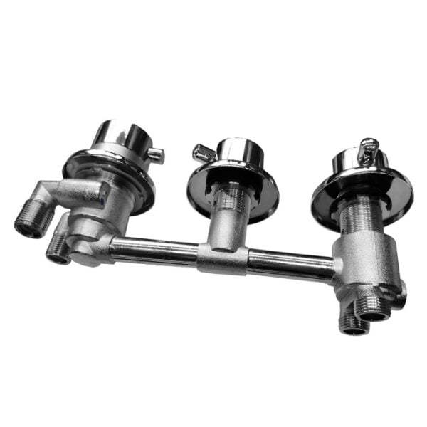 Thermostat-Armatur mit 3 Reglern und 2-fach Umschalter für Whirlpool - Image 1