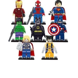 Marvel Avengers Minifiguren Set - 8 Stück Superhelden Geschenkidee