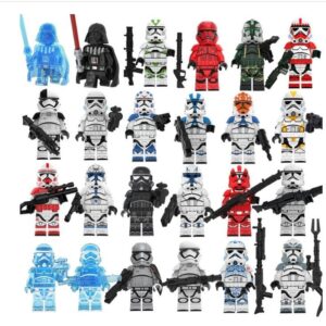 Star Wars Baustein Minifiguren Set - Luke, Darth Vader & Jedi Meister