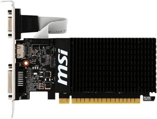 MSI GeForce GT 710 2GB DDR3 Low Profile Grafikkarte für Gaming - Image 1
