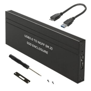 Aluminium SSD Festplattengehäuse bis zu 5Gbps Adapter für schnelle Datenübertragung