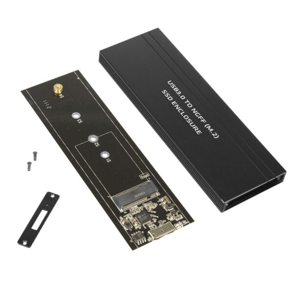 Aluminium SSD Festplattengehäuse bis zu 5Gbps Adapter für schnelle Datenübertragung - Image 4