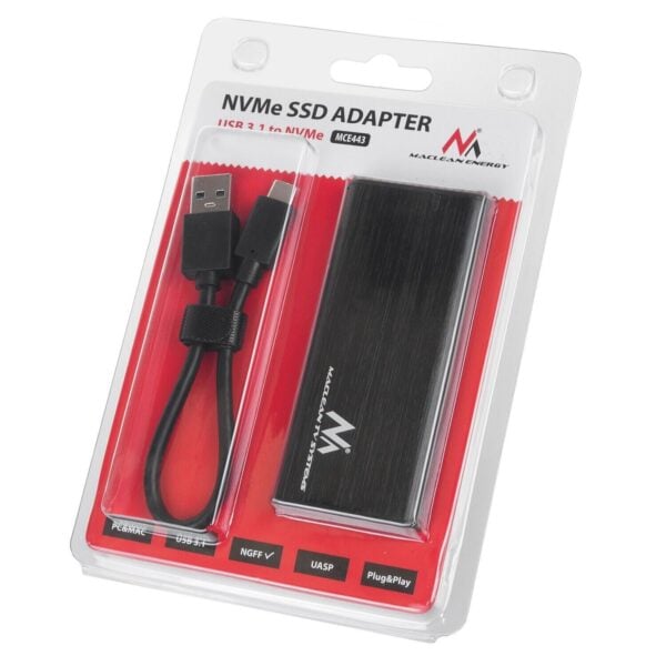 Externes M.2 NVMe Festplattengehäuse für PC und Mac - Hochgeschwindigkeit - Image 3