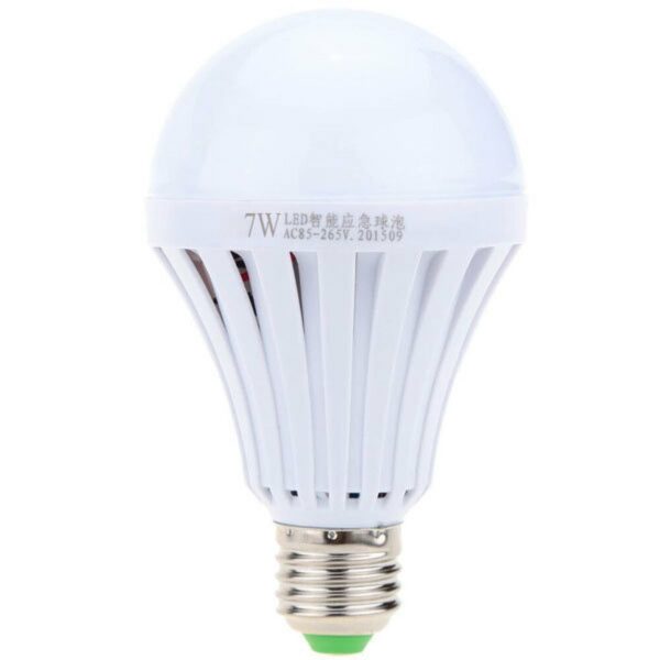 Wiederaufladbare E27 Notfalllampe 7W - Intelligente LED Leuchte - Image 1
