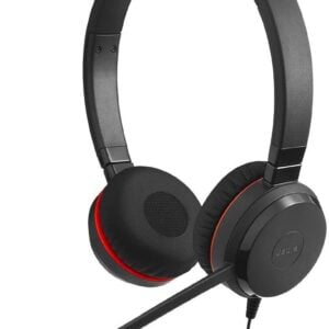 JABRA Evolve 30 II Binaural Headset mit 3,5 mm Klinke für Komfort