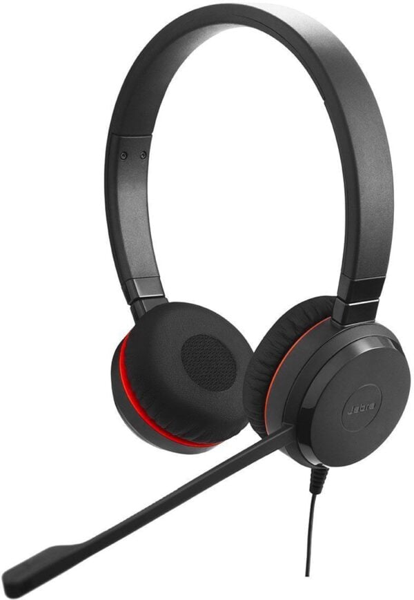 JABRA Evolve 30 II Binaural Headset mit 3,5 mm Klinke für Komfort