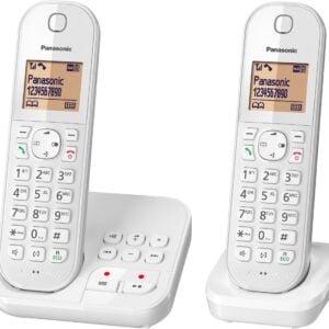 Panasonic KX-TGC422GW Schnurloses Telefon in Weiß - Hohe Klangqualität