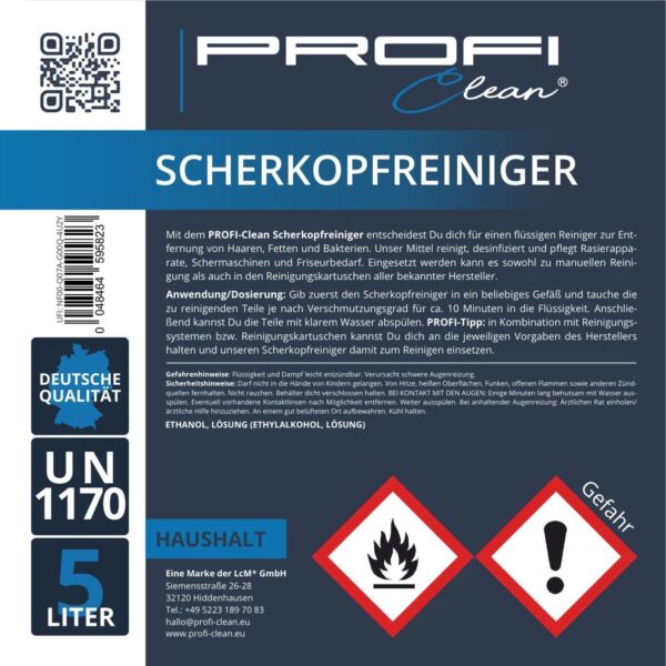 Scherkopfreiniger für Braun Reinigungskartuschen 6 x 1000ml 6L - Image 1
