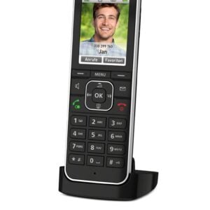 AVM FRITZ!Fon C6 Mobilteil Schwarz - Hochwertige DECT-Telefonie