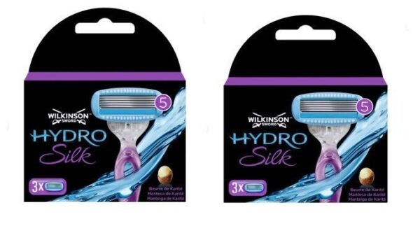 Wilkinson Sword Hydro Silk Damenrasierer mit 4+7 Klingen im Set - Image 4