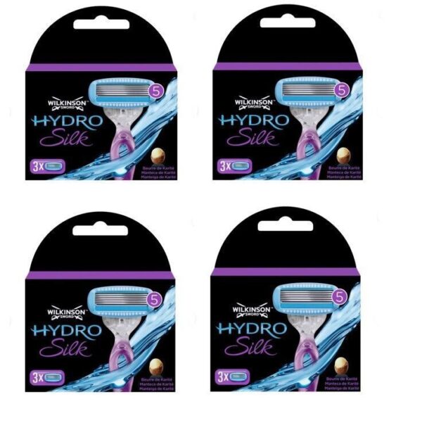 Wilkinson Sword Hydro Silk Damenrasierer mit 4+7 Klingen im Set - Image 5