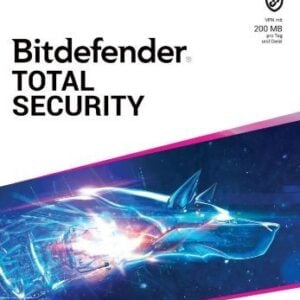 Bitdefender Total Security 2024 mit 200MB VPN für 3 Geräte, 18 Monate