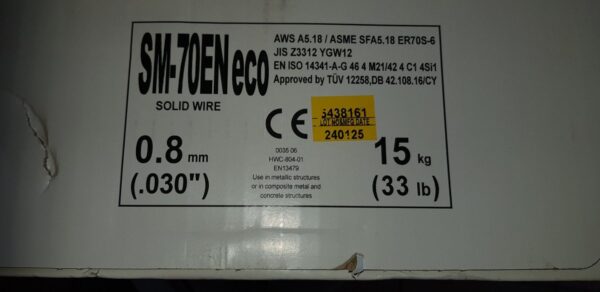 SG3 Schweißdraht 0,8mm 15kg - Hochwertige Drahtelektrode für Schweißen - Image 2