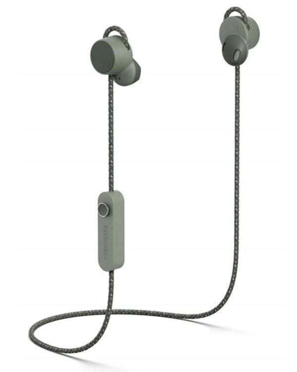 Urbanears Jakan Bluetooth InEar Kopfhörer Grün mit Mikrofon und Fernbedienung