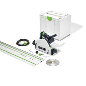 Festool TS 55 FEBQ Plus Tauchsäge mit Führungsschiene im SYS3 M 337