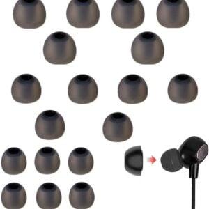 9 Paar Silikon Ohrstöpsel In-Ear Aufsatz Gummi Ohrpolster Ersatzteile