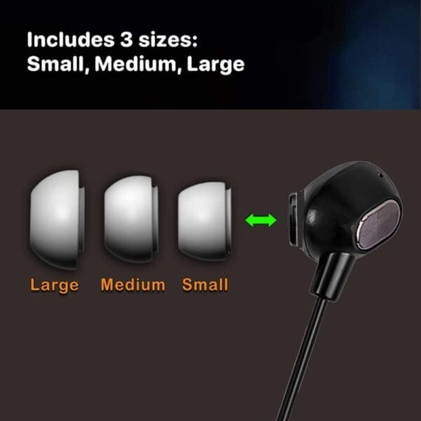 9 Paar Silikon Ohrstöpsel In-Ear Aufsatz Gummi Ohrpolster Ersatzteile - Image 3