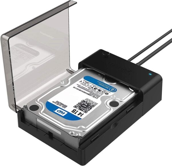 Sabrent USB 3.2 Docking Station für 2,5/3,5 Zoll SSD/HDD Festplatten