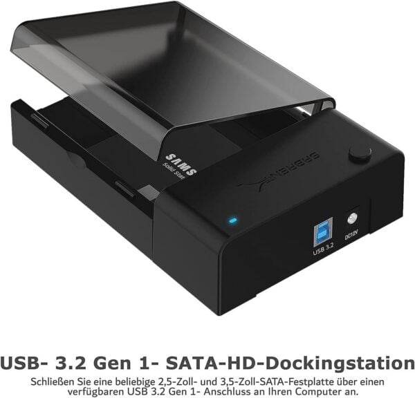 Sabrent USB 3.2 Docking Station für 2,5/3,5 Zoll SSD/HDD Festplatten - Image 1